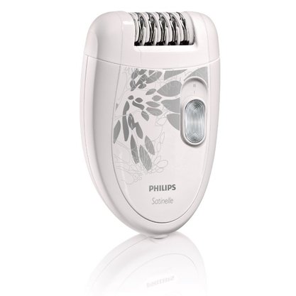 Philips HP6401 Satinelle Epilator, White/Gray Philips HP6401 Satinelle Epilator, White/Gray