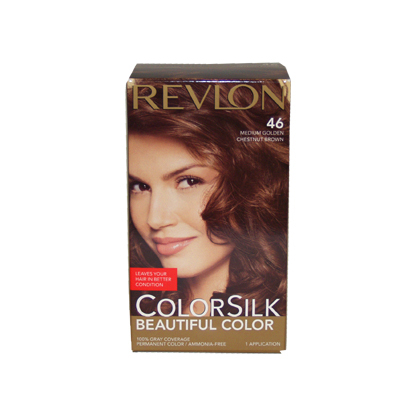 ColorSilk Beautiful Color #46 Medium Golden Chestnut Brown ColorSilk Beautiful Color #46 Medium Golden Chestnut Brown
