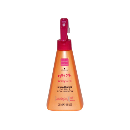 Crazy Sleek Xl Conditioning Flat Iron & Blow Dry Lotion Crazy Sleek Xl Conditioning Flat Iron & Blow Dry Lotion