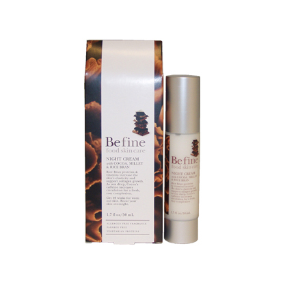 Night Cream with Cocoa, Millet and Rice Bran
