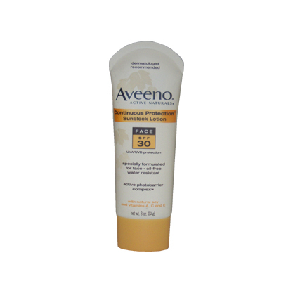 Active Naturals Continuous Protection Sunblock Lotion for Face SPF 30 Active Naturals Continuous Protection Sunblock Lotion for Face SPF 30