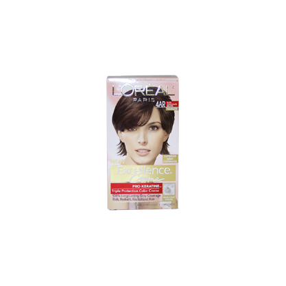 Excellence Creme Pro - Keratine # 4AR Dark Chocolate Brown - Warmer