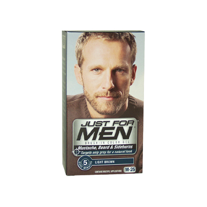 Brush-In Color Gel Mustache-Beard & Sideburns Light Brown # M-25 Brush-In Color Gel Mustache-Beard & Sideburns Light Brown # M-25