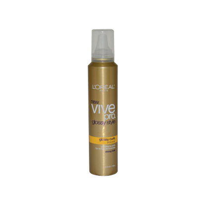 Vive Pro Glossy Style Glossy Curls Strong Hold Mousse Vive Pro Glossy Style Glossy Curls Strong Hold Mousse