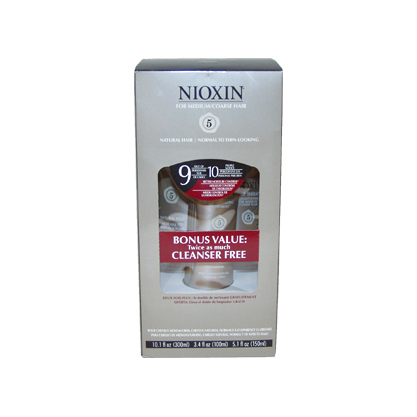 System 5 Thinning Hair Kit For Medium/Coarse Nat. Normal - Thin Hair System 5 Thinning Hair Kit For Medium/Coarse Nat. Normal - Thin Hair