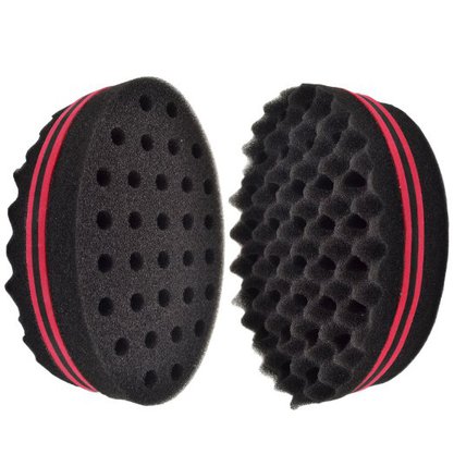 New Oval Double Side Two in One Magic Twist Hair Sponge Afro Braid Style New Oval Double Side Two in One Magic Twist Hair Sponge Afro Braid Style
