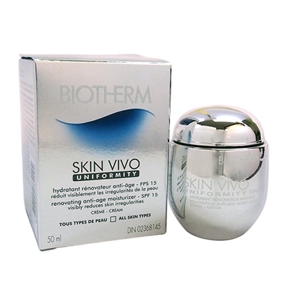 Skin Vivo Uniformity Renovating Anti-Age Moisturizer SPF15- All Skin Tipes by Biotherm