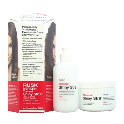 Keratin Thermal Shiny Str8 - Permanent Straightener - Normal/Tinted by Rusk